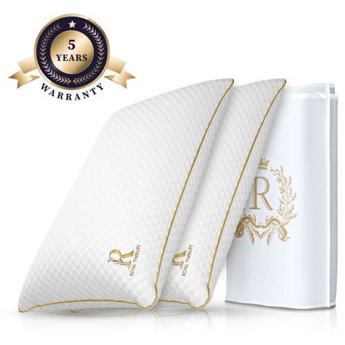 Royal Therapy Memory Foam Medium Cooling Pillow & Reviews Wayfair